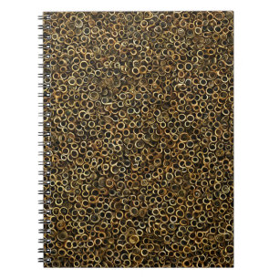 Caderno Espiral Notebook Mesmering Wooden Rings
