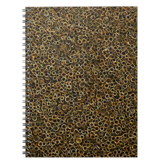 Caderno Espiral Notebook Mesmering Wooden Rings