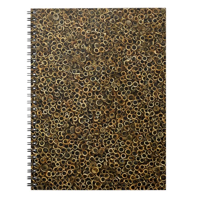 Caderno Espiral Notebook Mesmering Wooden Rings (Frente)