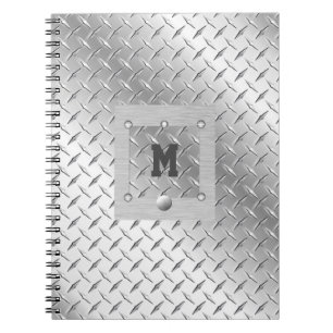 Caderno Espiral Notebook metálico e espiral de aço