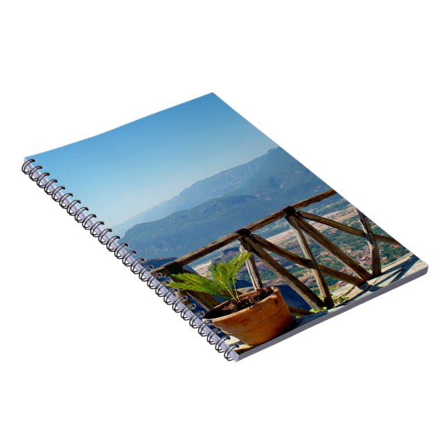 Caderno Espiral Notebook Meteora Grécia Balcony (Lado Direito)
