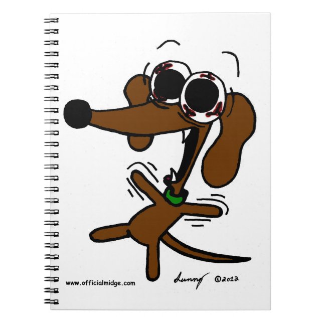Caderno Espiral Notebook Midge Freakin (Frente)