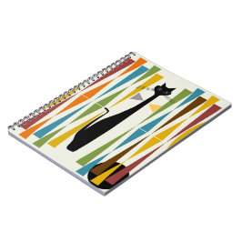 Caderno Espiral Notebook MidMod Art Cat 2