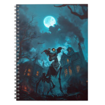 Notebook mimado de Halloween Skeleton