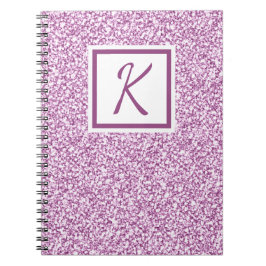 Caderno Espiral Notebook Minigráfico Rosa Monograma Personalizado