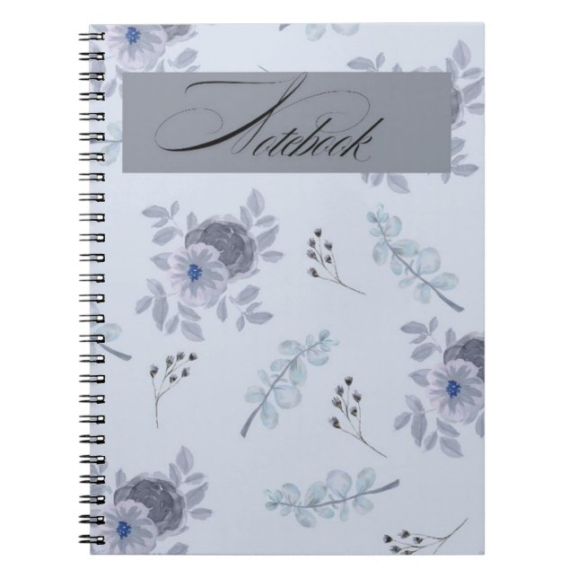 Caderno Espiral notebook minimalista (Frente)