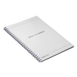 Caderno Espiral Notebook minimalista