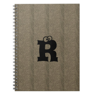 Caderno Espiral Notebook MODERN Brown Black CUTE Spiral