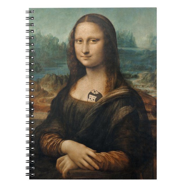 Caderno Espiral Notebook "Mona Lisa" (Frente)