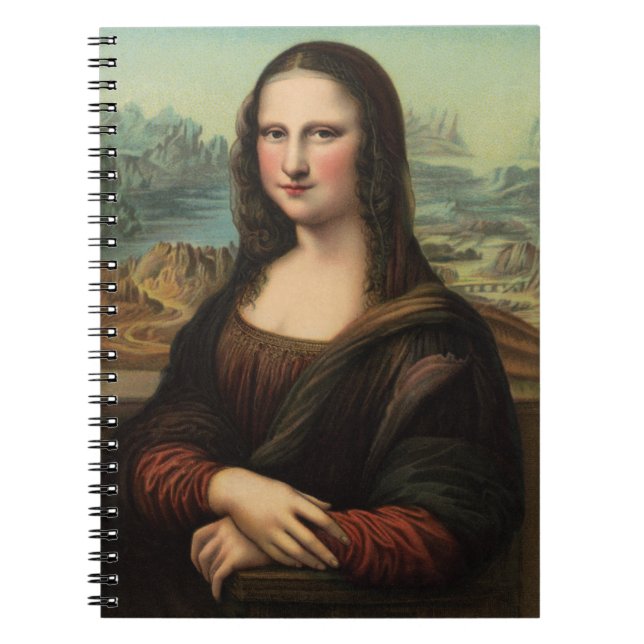 Caderno Espiral Notebook Mona Lisa Smile (Frente)