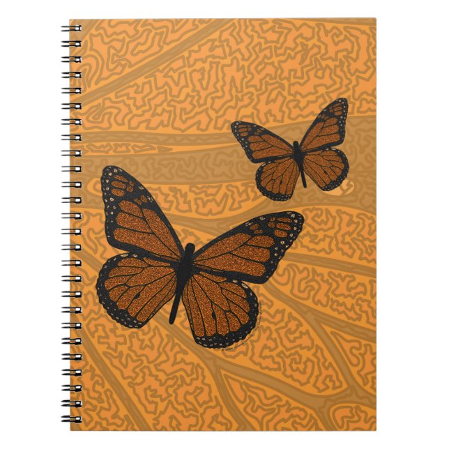 Caderno Espiral Notebook Monarch Dooded (Frente)