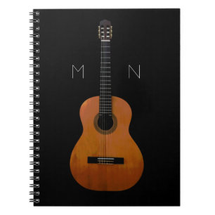 Caderno Espiral Notebook Monograma Musical