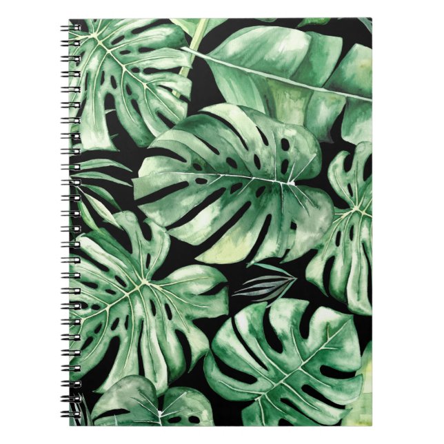 Caderno Espiral Notebook Monstera Leaf Spiral (Frente)