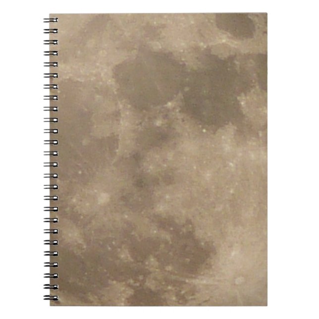 Caderno Espiral Notebook Moon cheio Ofertas de Diários (Frente)