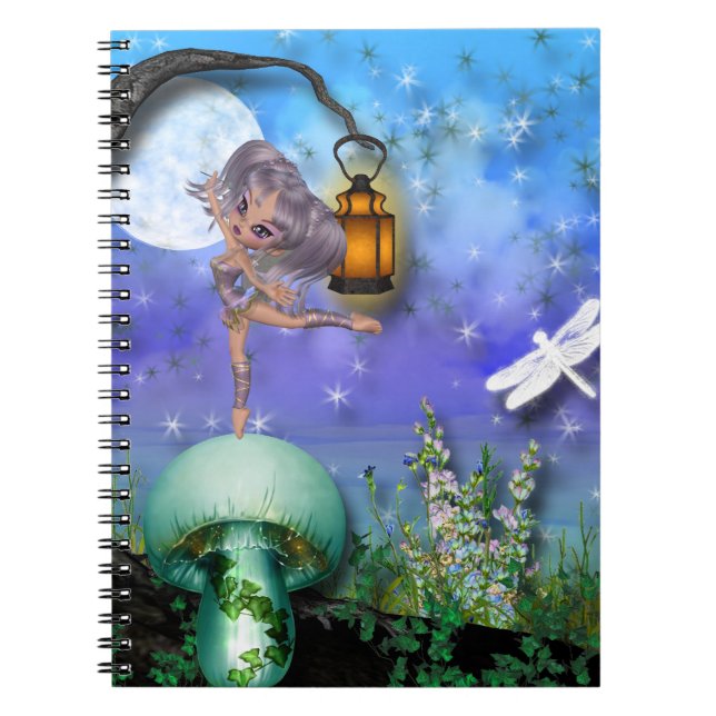 CADERNO ESPIRAL NOTEBOOK MOONLITE DANCE (Frente)