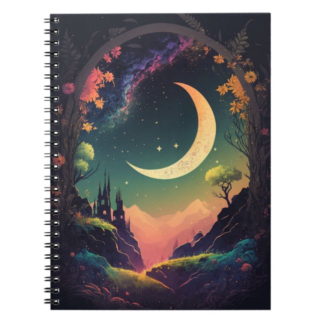 Caderno Espiral Notebook Moonrise Encantado (Frente)