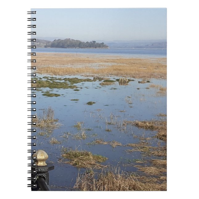 Caderno Espiral Notebook Morecambe Bay High Tide (Frente)