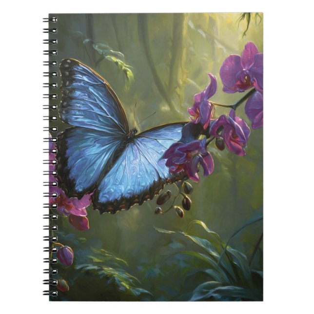 Caderno Espiral Notebook Morpho Azul (Frente)