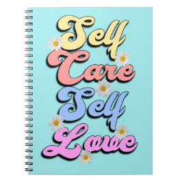 Caderno Espiral Notebook Motivacional Autoatendimento Com Amor - B