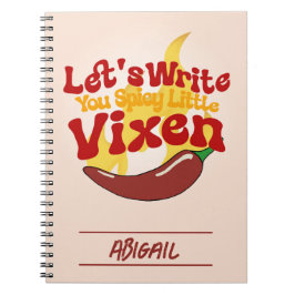 Caderno Espiral Notebook Motivacional Pimenta Flaming
