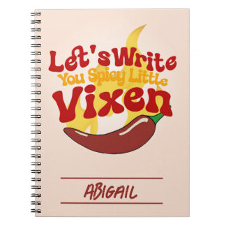 Caderno Espiral Notebook Motivacional Pimenta Flaming