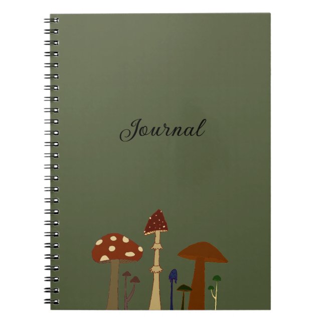 Caderno Espiral Notebook Mushroom (Frente)