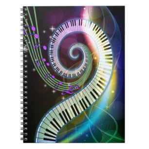 Caderno Espiral Notebook Music 1