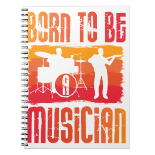 Caderno Espiral Notebook musical