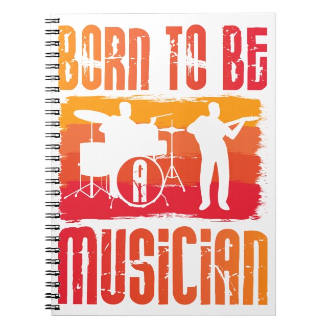 Caderno Espiral Notebook musical (Frente)