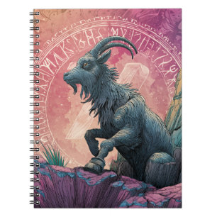 Caderno Espiral Notebook Mystic Capricorn Zodiac