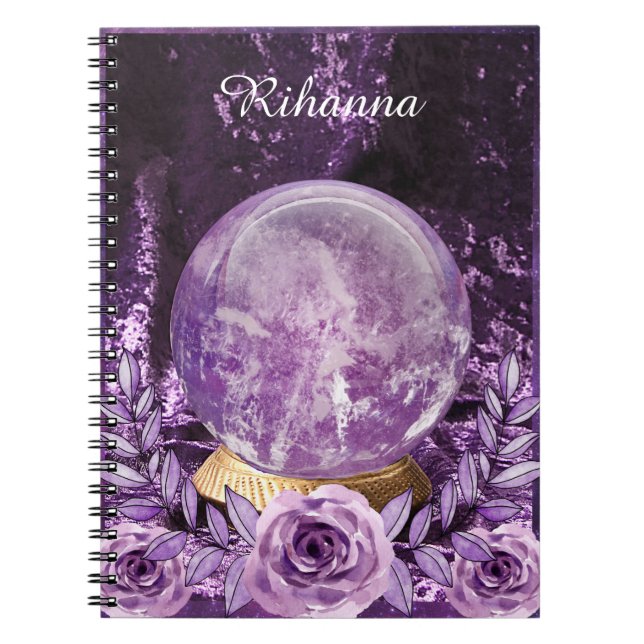 Caderno Espiral Notebook Mystic Crystal Ball Fortune (Frente)
