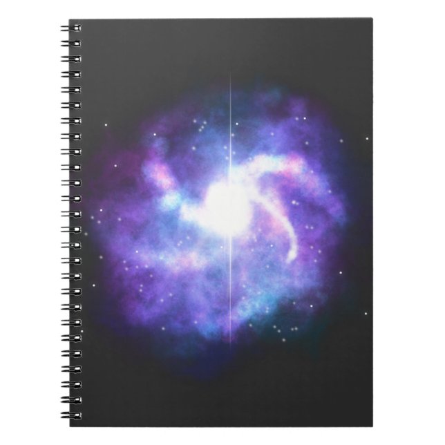 Caderno Espiral Notebook Nebula/Espaço (Frente)