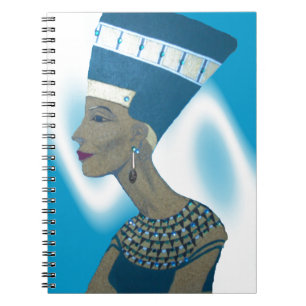 CADERNO ESPIRAL NOTEBOOK NEFFERTITTI