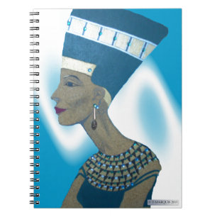 CADERNO ESPIRAL NOTEBOOK NEFFERTITTI