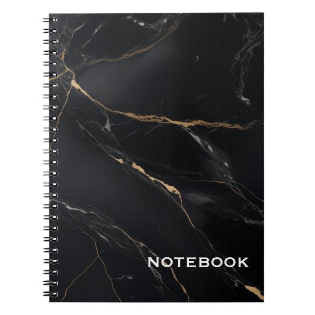 CADERNO ESPIRAL NOTEBOOK NEGRO (Frente)