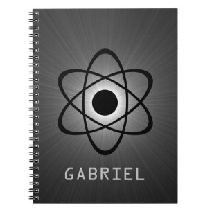 Caderno Espiral Notebook Nerdy Atomic, Cinza