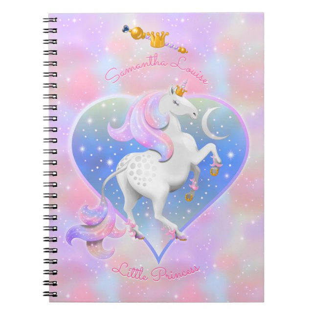 Caderno Espiral Notebook New Baby Unicorn Spiral Photo (Frente)