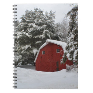 Caderno Espiral Notebook New England Barn