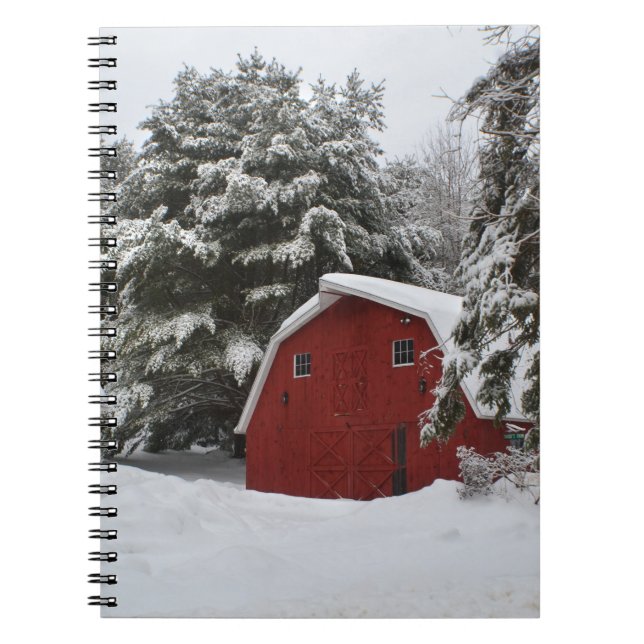 Caderno Espiral Notebook New England Barn (Frente)