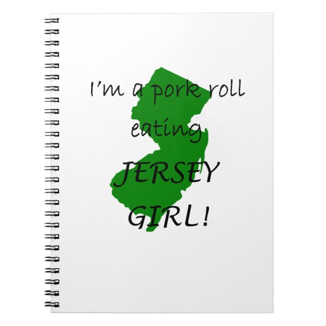 Caderno Espiral Notebook New Jersey Pork Roll (Frente)