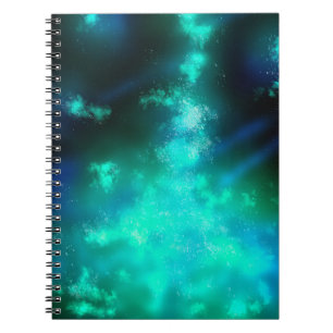 Caderno Espiral Notebook Night Sky Emerald Dance