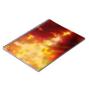 Caderno Espiral Notebook Night Sky Flame