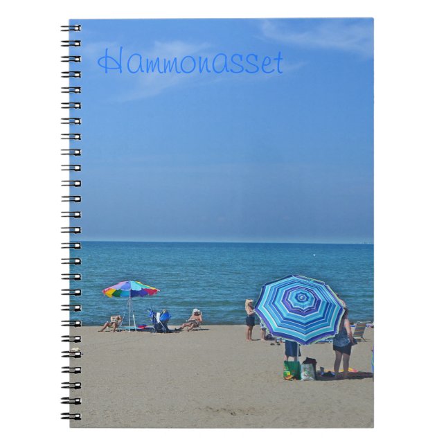 Caderno Espiral Notebook no verão (Frente)
