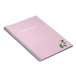 Caderno Espiral Notebook "Notas e tal" Magnolia