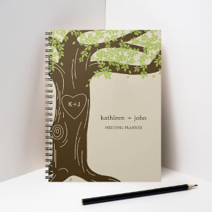 Caderno Espiral Notebook Oak Tree Wedding Planner - Verde