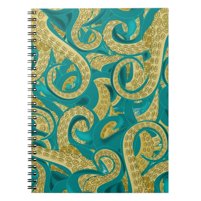 Caderno Espiral Notebook Octopus - Arte (Frente)