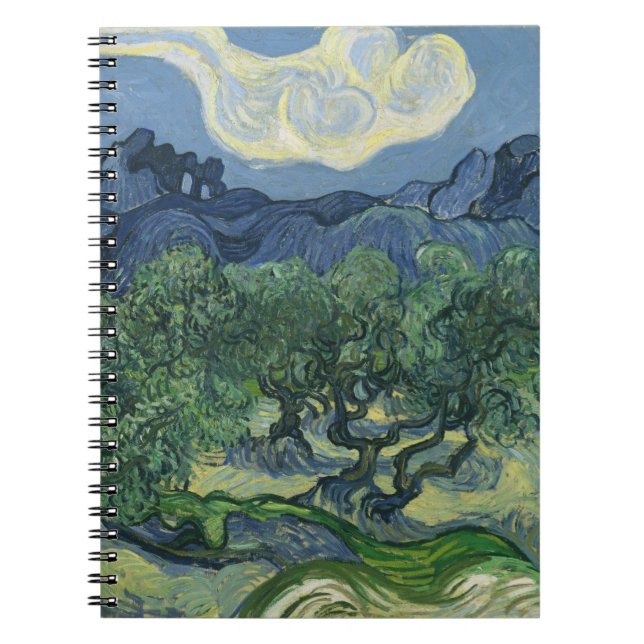 Caderno Espiral Notebook Olive Trees (Frente)