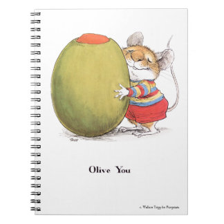 Caderno Espiral Notebook Olive You Espiral