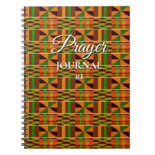 Caderno Espiral Notebook Orador Africano Kente K47 Espiral