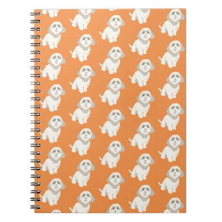 Caderno Espiral Notebook Orange Dog